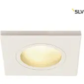 SLV Inbouwspot Dolix Out GU10 Square voor buiten wit