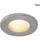 SLV LED Inbouwarmatuur Ø68mm | 1X GU10 Max 50W IP65 | Dimbaar | DOLIX