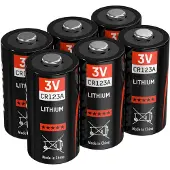 Ansmann CR123 CR123A Fotobatterij Lithium 1375 mAh 3 V 6 stuk(s)