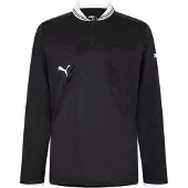 Puma Heren Scheidsrechtershirt met lange mouwen (Zwart)