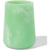 HEMA Badkamer Beker 10x⌀8cm Epoxy Marmerlook Groen (groen)
