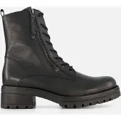 Gabor Veterboots zwart Leer Maat 5