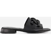 Gabor Slippers zwart Textiel Maat 6