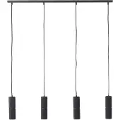 Brilliant Marty - Hanglamp - 4-lichts - LED 4xGU10 - Zwart