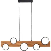 Brilliant Hanglamp, 100 cm, "Cheesy bruin", IP20, 34 Watt, dimbaar, LED geïntegreerd
