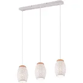 TRIO REALITY BIDAR - Hanglamp - Wit mat - excl. 3x E27 28W