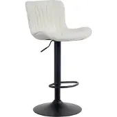 CLP Barkruk Linus | Kleur: crème | Materiaal: stof