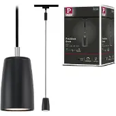 Paulmann 230V-railsysteem lamp, Hanglamp URail GU10 Zwart (mat)