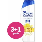 Head & shoulders 3+1 Gratis: 2in1 Citrus Fresh 300 Ml