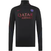 Nike Paris Saint-Germain Strike Trainingstrui 1/4-Zip 2026-2027 Zwart Felrood Donkerblauw