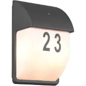 TRIO MERSEY - Wandlamp - Antraciet - excl. 2x E14 3,5 W - Bewegingssensor - Verlichting omhoog en omlaag - Buitenverlichting - IP44