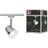 Paulmann URail Railspot Cone GU10 max. 10W dimbaar 230V Chroom mat, Chroom