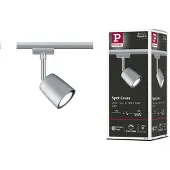 Paulmann URail Railspot Cover Losse spot GU10 max. 10W dimbaar 230V Chroom mat, Chroom
