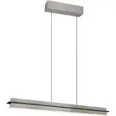 TRIO EMERSON - Hanglamp - Nikkel mat - incl. 1x SMD 22 W - 4-stappen TOUCH dimmer - Traploos instelbare lichtkleur - Geheugen functie - Traploos in hoogte verstelbaar