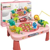 Woopie Fishing Arcadespel Interactieve Tafel Roze - UNI