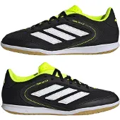 Adidas Jongens Copa Court League IN Zaalvoetbalschoenen Core Black/Cloud White/Lucid Lemon