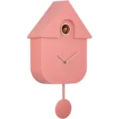 Karlsson - Wandklok Modern Cuckoo Oro Roze