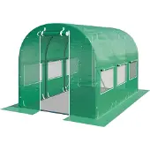 TOOLPORT Tunnelkas 2x3 m, PE-folie, groen