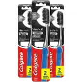Colgate 3x Tandenborstel Slimsoft Charcoal