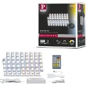 Paulmann MaxLED 500 Basis IP44 3m tunable white MaxLED, dimbaar, alu / grijs / zink, Woon-/ Eetkamer, Kunststof, Modern