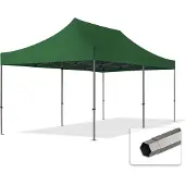 TOOLPORT 3x6 m Easy up partytent, PREMIUM staal 40mm, donkergroen