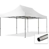 TOOLPORT 3x6 m Easy up partytent, PREMIUM staal 40mm, wit