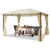 TOOLPORT Tuinpaviljoen Paradise Classic crème, 3x4m