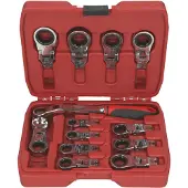 Ks Tools 503.4820 Ratelringsleutelset, 13-delig