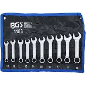 Condor 1188 Steekringsleutelset extra kort 10 - 19 mm 10-dlg.