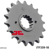 JT Sprockets 530 Jtf339.18 Steel Voortandwiel