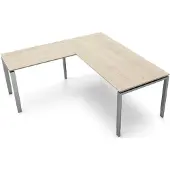 Kerkmann Büromöbelfabrik Hoekbureau Beta 180cm blank hoogte verstelbaar