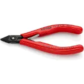 Knipex 75 22 125 Elektronica en fijnmechanica Zijkniptang Met facet 125 mm