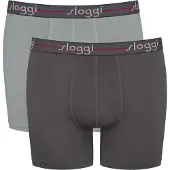 Sloggi Boxershorts ' Blue Start ' grijs / zwart