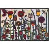 Kleen-Tex Mat Dag zon Inloopmat, motief bloemen, antislip, wasbaar