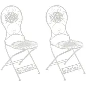 CLP Mani Set van 2 Tuinstoelen wit
