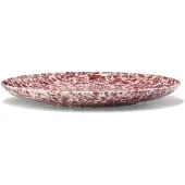 HEMA Gebaksbordje Ø16cm Trend Aardewerk Bordeauxrood Spikkel (bordeauxrood)