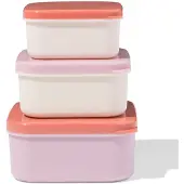 HEMA Snackboxen terra - 3 stuks (roze)