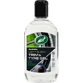Turtle Wax Wet N Black Tyre & Trim gel - Laat een diepe zwarte glans achter op rubber & kunststof - Herstelt en zorgt voor een beschermend laag - Bestand tegen degradatie - 300ml