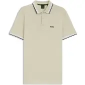 BOSS Heren Beige Paddy-polo (M), Casual, Katoen, Korte mouwen 50469055