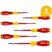 Wiha 3251 K6 6-delige SoftFinish SlimFix VDE Schroevendraaierset - Torx