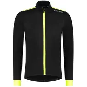 Rogelli Core Heren Fietsshirt - Lange mouw - 3 achterzakken - Zwart/Fluor