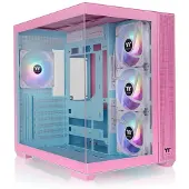 Thermaltake View 380 TG ARGB Bubble Pink Midi-tower Gaming-behuizing Pink, Blauw