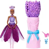 Barbie Poupée Petal Pop Marguerite Mauve