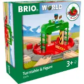 BRIO Plaque tournante et personnage World