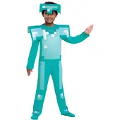 Disguise MINECRAFT (MOJANG), Diamond Armor Fancy Aankleden, Maat S (4-6 jaar), Jongens
