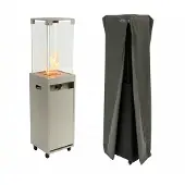 Planika Faro gas terrasverwarmer met beschermhoes - Grijs