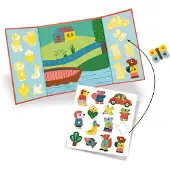 Adlibris stickers dieren - herbruikbare vinylstickers voor kinderen.