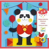 Djeco collage knutselset zachte dieren - viltstickers FSC.
