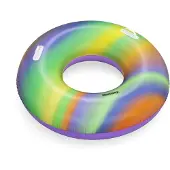 Bestway Opblaasbare drijver - - Regenboog - Diameter 119 cm - Multicolore - Voor kinderen vanaf 6 jaar