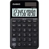 Casio SL-310UC-BK Zakrekenmachine Zwart Aantal displayposities: 10 werkt op zonne-energie, werkt op batterijen (b x h x